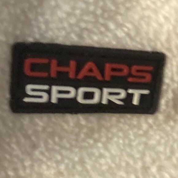 Chaps Sport SZ L Ivory Zip Front Outerwear Vest Poly Fleece warm comfy - Picture 13 of 13